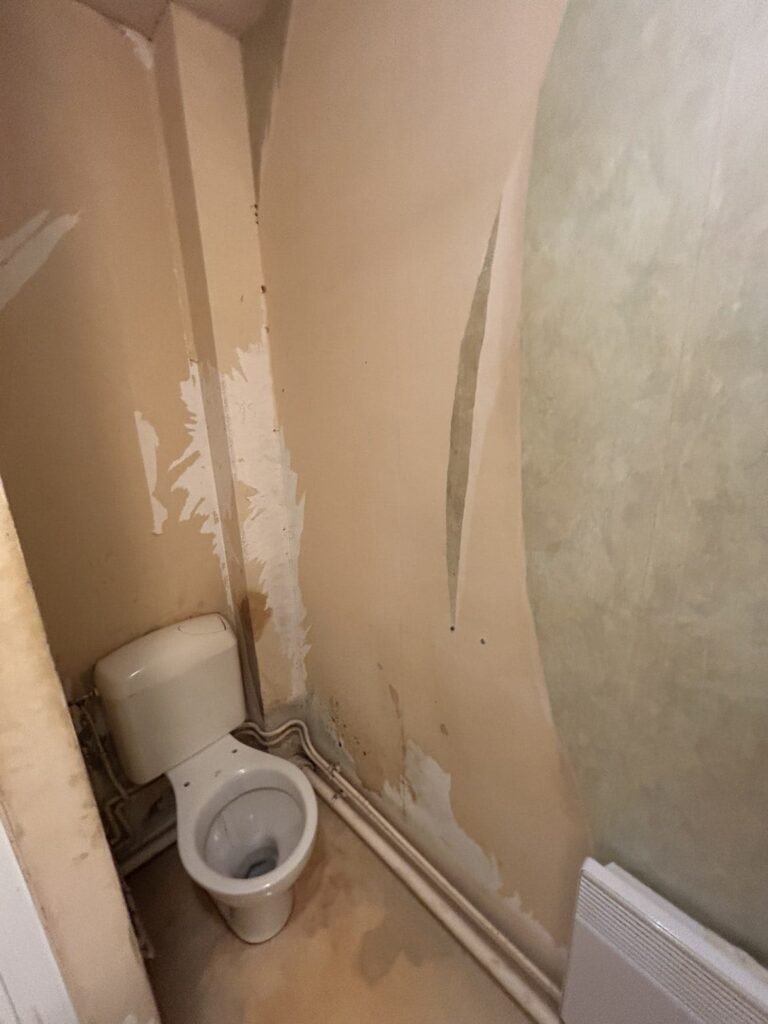 Nettoyage après dégâts dans un logement à Arras